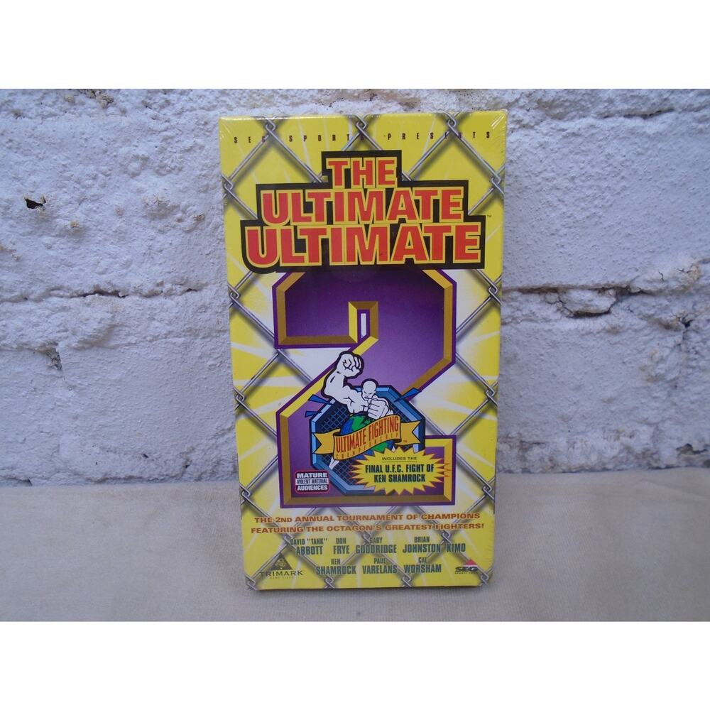 VHS UFC 2 'SCREENER" The Ultimate Ultimate Championship 2 Sealed